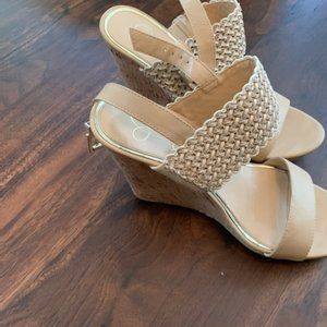 I can't wear heels anymore. I have never worn these sandals; they are so cute.